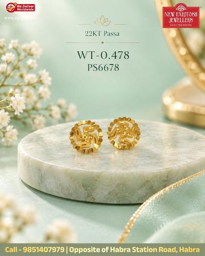 Stylish Gold & Diamond Earrings for Women